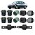 Kit Buchas Suspensão Traseira Civic 2001 2002 2003 2004 2005 (Com bucha do braço 42mm) - Imagem 1