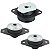 Kit Coxim Motor Câmbio Uno Mille Fiasa 1991 1992 1999 2000 - Imagem 2