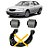 Kit Bucha Bandeja Balança Superior Azera 2006 2007 2008 2009 2010 2011 Sonata 2005 2006 2007 2008 2009 2010 - Imagem 2