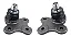 Kit Pivô Suspensão Inferior Direito Esquerdo 16mm Fiat Punto 2007 2008 2009 2010 2011 2012 2013 2014 2015 2016 2017 Linea 2008 2009 2010 2011 2012 2013 2014 2015 2016 2017 2018 2019 2020 2021 2020 - Imagem 1