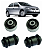 Kit 4 Buchas Bandeja Gol Saveiro Voyage G5 Golf Audi A3 - Imagem 1
