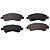 Pastilha Freio Dianteira Peugeot 206 208 307 Citroen C3 C4 XSARA 1999 - Imagem 2