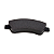Pastilha Freio Dianteira Peugeot 206 208 307 Citroen C3 C4 XSARA 1999 - Imagem 4
