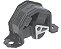 Coxim Traseiro Motor Celta Prisma Agile Montana 2009 2010 2011 - Imagem 1