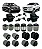 Kit 18 Buchas Suspensão Traseira Ix35 Sportage 2010 Em Diante - Imagem 1