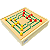Jogos de Mesa GRANDE 4x1 Dama, Ludo, Dominó, Jogo da Velha Classicos Jogos de Tabuleiro 4 em 1 Caixa De Madeira Tabuleiro MDF - Imagem 6