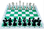 Jogo Xadrez Oficial De Tabuleiro Napa 46x46cm Padrão Escolar Rei 10cm Peças de Xadrez Grande - Imagem 3