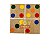 Jogo Torre Inteligente 63pçs Colorido Madeira Associação de Cores Educativo Pedagogico - Imagem 4