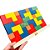 Blocos De Encaixe Vertical Junior 25 Peças Tetris Brinquedo Educativo em Madeira Colorida - Imagem 6