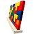 Blocos De Encaixe Vertical Junior 25 Peças Tetris Brinquedo Educativo em Madeira Colorida - Imagem 4