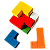 Cubo Mágico Para Montar Educativo - Cubo Encaixe - Quebra Cabeça 3D Brinquedo Educativo Pedagogico - Imagem 2