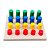 Jogo Pinos Coloridos de Encaixe  - 1 Base 25 Pinos Educativo Infantil Pedagógico Brinquedo Jogo infantil - Imagem 7