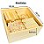 Material Dourado 611 peças Jogo Educativo Pedagogico sendo: 1 cubo milhar, 10 placas centenas, 100 primas dezenas, e 500 cubos - Imagem 2