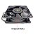 Original Delta High Speed Mining Ventilador, Bitcoin GPU Miner, rolamento de esferas duplo, PWM 4P, DC 12V, 6000RPM, 120x120x38mm, QFR1212GHE - Imagem 4