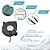 3010/4010/4020/5015/6015mm de óleo/hidráulico/duplo rolamento de esferas ventilador 12v/24v cooler ventilador de refrigeração ventilador de 2 pinos para creality ender3 cr10 - Imagem 2