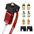Extrusora montada Kit Hot End para Creality Ender 3 V2, Ender 3Pro, MK8 Bico de latão, bloco de aquecimento, impressora 3D Acessório, 0,4mm, 9pcs - Imagem 1