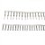 200 pcs/box 2.54mm passo jst sm/dupont jumper fio conector kit 2/3/4/5pin macho/fêmea habitação pino encabeçamento friso terminal adaptador - Imagem 6