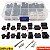 200 pcs/box 2.54mm passo jst sm/dupont jumper fio conector kit 2/3/4/5pin macho/fêmea habitação pino encabeçamento friso terminal adaptador - Imagem 1