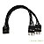 Adaptador de Extensão USB 2.0 Hub, 9Pin Cabeçalho, USB 2.0, Feminino para 2 Masculino Splitter, Conversor, Mainboard - Imagem 10