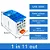 Bloco de caixa de distribuição de trilho din, um em múltiplas saídas, energia ukk, conector de fio elétrico universal, caixa de junção, bloco de terminais, 1 peça - Imagem 17