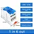 Bloco de caixa de distribuição de trilho din, um em múltiplas saídas, energia ukk, conector de fio elétrico universal, caixa de junção, bloco de terminais, 1 peça - Imagem 20