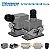 Conector de fiação elétrica impermeável, Conector resistente, Top, Side Outlet, Aviação Plug, Retangular, HDC HE, 6 Core, 10 Pin, 16 Pin, 24 Core, 32 Core, 48 Core - Imagem 1
