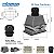 Conector de fiação elétrica impermeável, Conector resistente, Top, Side Outlet, Aviação Plug, Retangular, HDC HE, 6 Core, 10 Pin, 16 Pin, 24 Core, 32 Core, 48 Core - Imagem 15