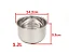 Universal Beauty Oxhaier SKG Smart Rice Cooker Liner, 304 Aço Inoxidável, Acessórios Espessados, 2l3L4L5L - Imagem 10