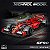 Carro de Corrida F1 Vermelho – Blocos de Montar Tipo MOC, Modelo Esportivo de Alta Velocidade - Imagem 2