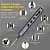 Kit de Chave de Fenda Elétrica 68 em 1 – Magnética, Sem Fio, com Torque Ajustável e Bits de Precisão Torx/Phillips, Ideal para Reparos - Imagem 4