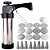 Kit de Prensa Manual em Inox – Máquina para Fazer Biscoitos e Churros, Ideal para Modelar e Decorar com Precisão - Imagem 9