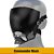 Máscara Tática Cyberpunk para Cosplay – Face Completa, Anti-Embaçante, Dupla Face Destacável, Ideal para Paintball, Wargame e Fantasias - Imagem 8
