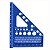 Esquadro Transferidor de Alumínio para Carpintaria – Régua Triangular com Pinos Marcadores, Miter Angler Scriber para Medição e Marcação Precisas - Imagem 6
