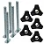 Kit de Parafusos T-Slot para Carpintaria – T-Trilha com Botões, Porcas Deslizantes e Acessórios para Gabaritos, Fixações e Projetos DIY - Imagem 4