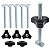 Kit de Parafusos T-Slot para Carpintaria – T-Trilha com Botões, Porcas Deslizantes e Acessórios para Gabaritos, Fixações e Projetos DIY - Imagem 2
