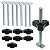 Kit de Parafusos T-Slot para Carpintaria – T-Trilha com Botões, Porcas Deslizantes e Acessórios para Gabaritos, Fixações e Projetos DIY - Imagem 5