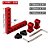 Kit com 4 Esquadros de Posicionamento 90° – Braçadeiras de Canto em L de Alumínio, Ferramenta de Fixação para Carpintaria e Montagem Precisa - Imagem 12