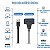 Adaptador USB 3.0 para SATA – Cabo para Conectar HDD/SSD SATA III de 2,5" a Portas USB, Alta Velocidade de Transferência - Imagem 6