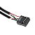 Divisor USB 9 Pin para Placa-Mãe – Adaptador de Extensão 1 para 2 ou 1 para 4, Interface Fêmea, Cabeçalho USB Hub - Imagem 3