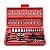 FOCSE Jogo de Chave Catraca 1/4" com 46 Peças – Soquetes, Bits e Extensor, Métrico, Ideal para Reparo Automotivo - Imagem 7