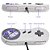 Controlador Clássico com Fio SNES/SFC – Gamepad 16 Bits Retro, Joypad p/ Console de Videogame, Acessório de Entretenimento - Imagem 8