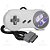 Controlador Clássico com Fio SNES/SFC – Gamepad 16 Bits Retro, Joypad p/ Console de Videogame, Acessório de Entretenimento - Imagem 1