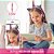 Fones de Ouvido Unicórnio Rosa p/ Crianças e Adolescentes – Com Fio e Microfone, Ideal p/ Escola, Presente de Aniversário e Natal - Imagem 13
