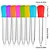 Conta-Gotas de Silicone 5ml – Pipeta para Medicina Líquida, Uso em Olhos, Ouvidos e Laboratório Escolar - Imagem 2