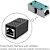 Extensor de Cabo Ethernet RJ45 – Acoplador Fêmea p/ Fêmea, Compatível com Cat5, Cat6 e Cat6a - Imagem 5