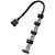 Cabo Adaptador de Energia IDE Molex 4 Pinos p/ 5 SATA – 40cm, 18AWG, Divisor p/ PC/Servidor, Alta Qualidade - Imagem 4