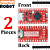 Kit 2 Placas de Desenvolvimento Tenstar NRF52840 Nano V2.0 – Bluetooth, Teclado Dividido Pro, Placa Vermelha - Imagem 1