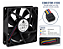 Cooler Delta Auc1212de 12v 1a 120mm 4 Fios Original Nf - Imagem 3