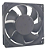 Cooler Delta Afb1212hhe 12v 0.70a 12cm 2 Fios - Imagem 2
