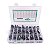 Kit com 500 Capacitores Eletrolíticos Sortidos – 24 Valores de 0,1µF a 1000µF, 10V a 50V, DIP - Imagem 1